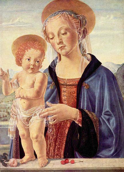 LEONARDO da Vinci Small devotional picture by Verrocchio France oil painting art